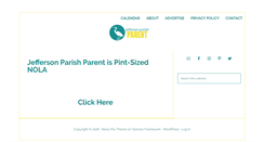 Desktop Screenshot of jeffersonparishparent.com