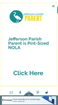 Mobile Screenshot of jeffersonparishparent.com